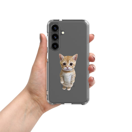 Sad cat - Clear Case for Samsung®